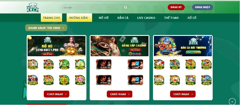 Câu hỏi thường gặp - K8CC có các trò chơi nổi bật nào?